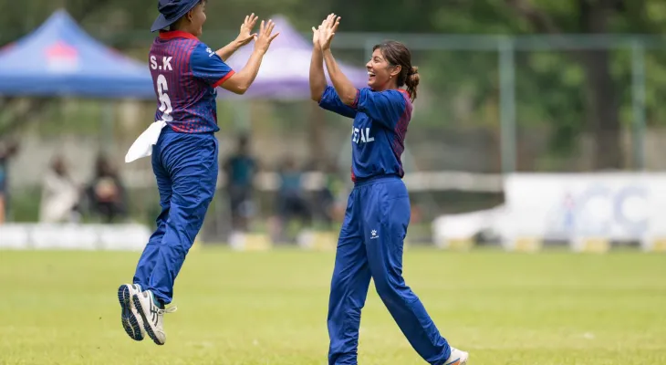 एसिसी वुमन्स प्रिमियर कपमा नेपालले पायो ९४ रनको लक्ष्य