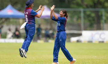 एसिसी वुमन्स प्रिमियर कपमा नेपालले पायो ९४ रनको लक्ष्य