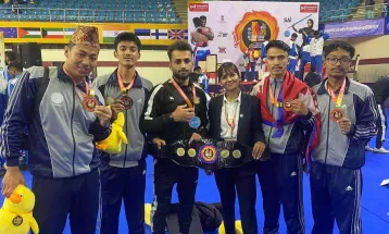 किक बक्सिङमा नेपाललाई स्वर्णसहित ४ पदक