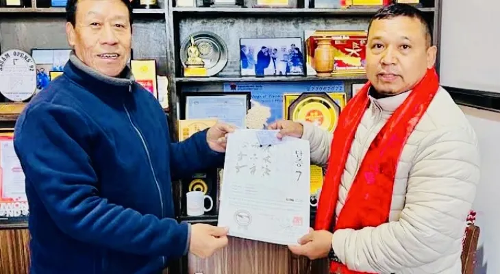 तेक्वान्दोका वरिष्ठ प्रशिक्षक तथा अन्तर्राष्ट्रिय निर्णायक नोर्बुलाई सातौं डान