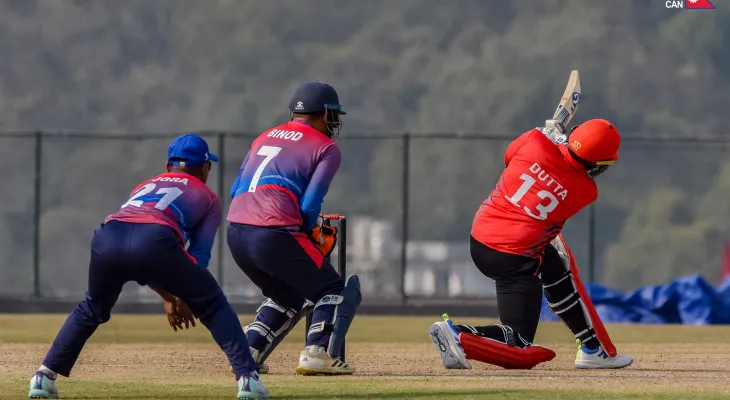 नेपाल ए क्यानडासँग ४ विकेटले पराजित