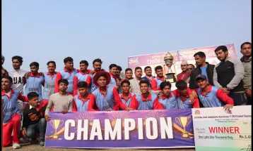 शुक्लाफाँटा–कञ्चनपुर टी–२० क्रिकेट : सुपरओभरमा शुक्लाफाँटाले उपाधि जित्यो