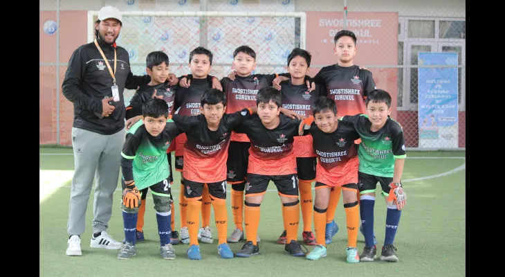 एसजी अन्तरविद्यालय फुटसल : स्वस्तिश्री गुरुकुलको जित