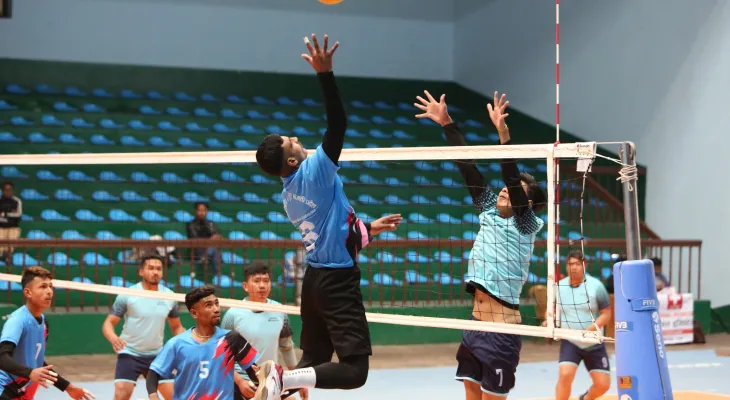 प्रथम शहीद स्मृति भलिबल सुरु