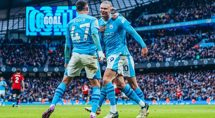 म्यानचेस्टर डर्बीमा सिटी ३-१ ले विजयी