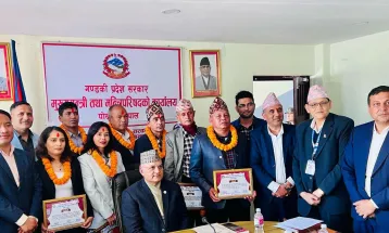 ओलम्पियनहरुलाई गण्डकी सरकार द्वारा मासिक ५ हजार सहित सम्मान