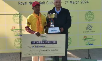 रविलाई सूर्य नेपाल च्यालेन्ज उपाधि