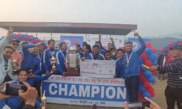 बानेश्वर फ्रेण्डसिप क्लबले जित्यो नवौँ राष्ट्रिय हेटौँडा भेट्रान्सको उपाधि