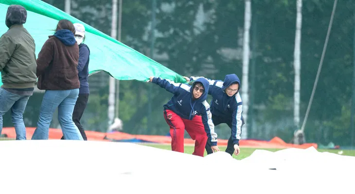 नेपाल र हङकङबीचको खेल बर्षाले रद्ध