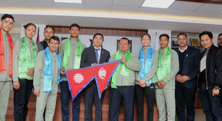 एसियाली छनोट खेल्ने तेक्वान्दो टोली चीन जाँदै