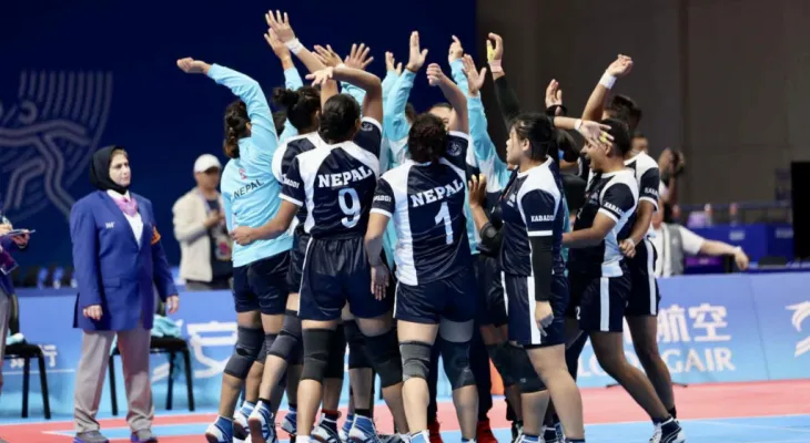 भक्तपुरमा अन्तर नगर महिला कब्बडी प्रतियोगिता हुने