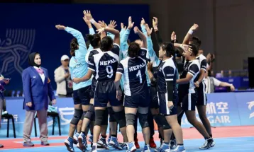 भक्तपुरमा अन्तर नगर महिला कब्बडी प्रतियोगिता हुने