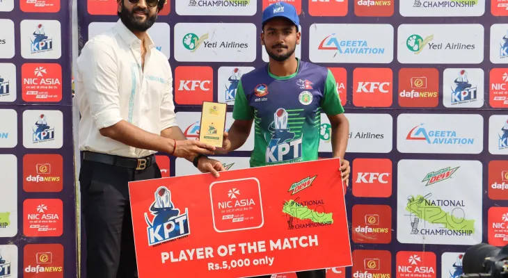 राष्ट्रिय टी–२० क्रिकेट प्रतियोगितामा सुदूरपश्चिम र एपिएफ विजयी