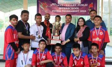 सनराइजलाई अन्तरविद्यालय फुटसल प्रतियोगिताको उपाधि
