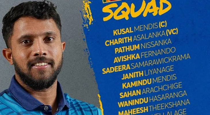 बंगलादेशविरुद्धको एकदिवसीय सिरिजका लागि श्रीलङ्काली टोली घोषणा