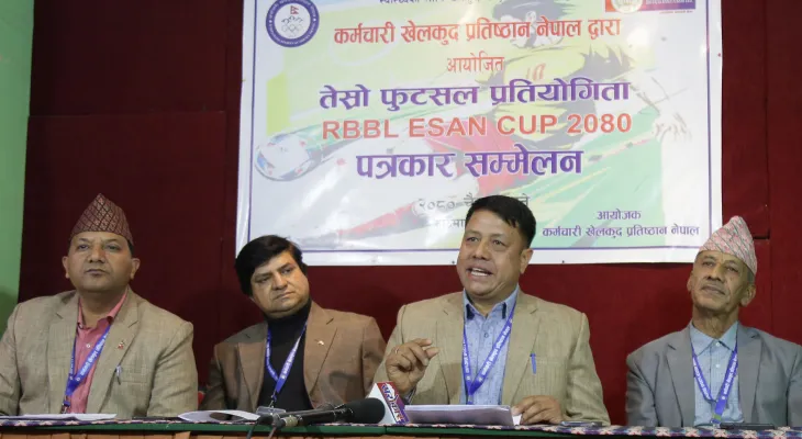 आरबीबीएल इशान कप फुटसल शनिबारदेखि