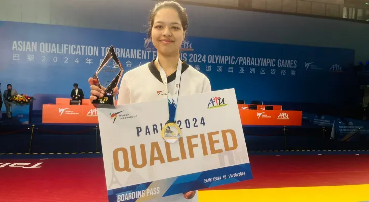 पलेशा पेरिस पारा ओलम्पिकका लागि छनोट