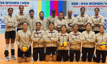 राष्ट्रिय भलिबल च्याम्पियनसिपमा एभरेष्टले त्रिभुवन आर्मी क्लबलाई हरायो