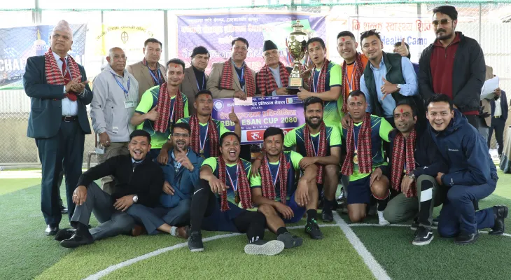 एनआईएमबीलाई आरआरबीएल इसान कप