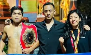 विश्व मुवाँथाइमा परिका र गुणराजलाई स्वर्ण