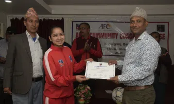 एन्फा कम्युनिटी कोचिङ कोर्ष सम्पन्न