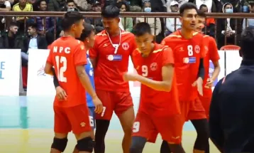 एनभिए भलिबल च्याम्पियनसिपमा पुलिस क्लब तेस्रो