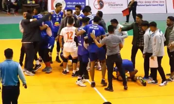 आर्मीलाई हराउदै हेल्प नेपालले जित्यो एनभिए भलिबल पुरुष च्याम्पियनसिप