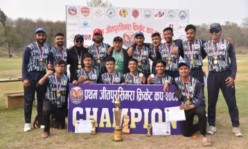 जीतपुरसिमरा क्रिकेट कपको उपाधि मकवानपुरलाई, पर्सा ७ विकेटले पराजित