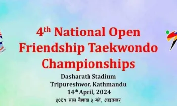 चौथो राष्ट्रिय खुला फ्रेन्डसिप तेक्वान्दो बैशाख २ गते
