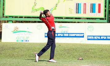 सूर्य नेपाल एनपीजीए टुर च्याम्पियनसीप सुरु: प्रो भुवन र एमेच्योर राहुल शीर्षस्थानमा