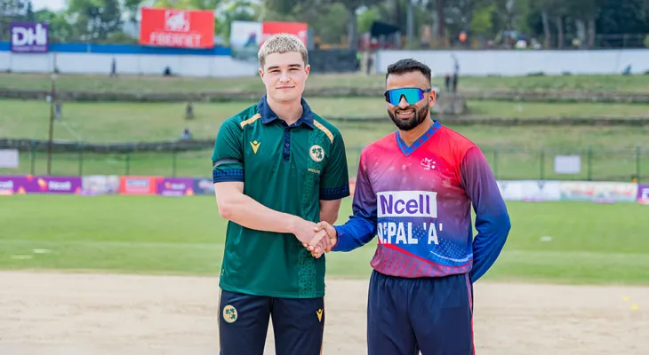 नेपाल ए र आयरल्याण्ड वोल्भ्सबीचको दोस्रो टी-२० खेल हुदै