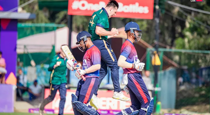 आयरल्याण्ड वोल्भ्ससँग नेपाल ए को लगातार दोस्रो हार