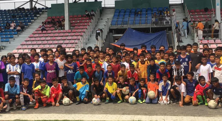 यु–१३ छनोट फुटबलमा उत्साह जनक सहभागिता