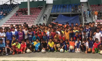 यु–१३ छनोट फुटबलमा उत्साह जनक सहभागिता