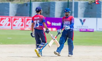 नेपाल ए ले आयरल्याण्ड वोल्भ्सलाई दियो २१४ रनको लक्ष्य