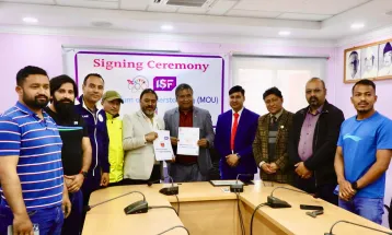 ब्याडमिन्टनको विकासका लागि त्रिपक्षीय सम्झौता