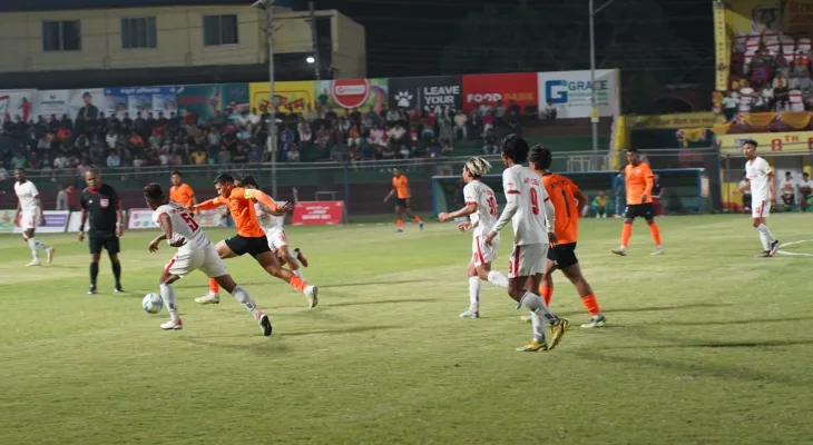 आठौं विराट गोल्डकप : चर्च ब्वाईजलाई हराउँदै एपीएफ सेमिफाइनलमा