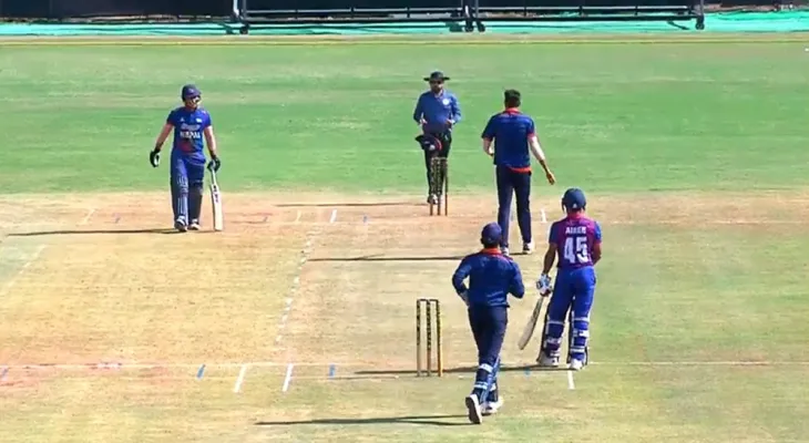 नेपालले बरोडालाई दियो १५७ रनको लक्ष्य