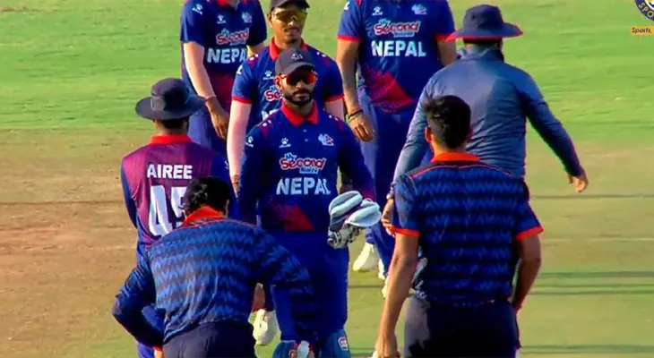 भारत टूरमा रहेको नेपाली राष्ट्रिय क्रिकेट टिमको लगातार दोस्रो जित