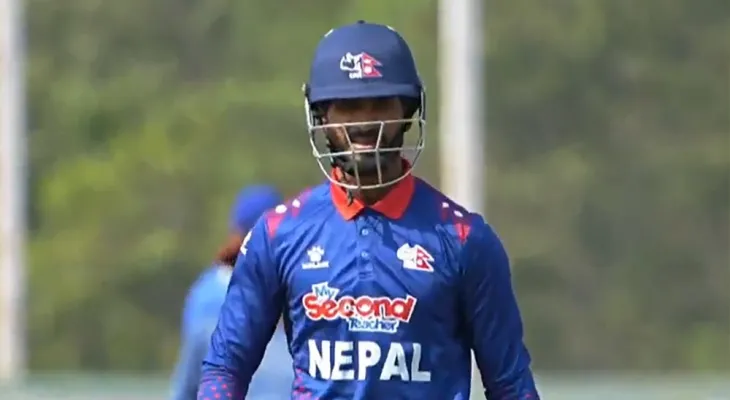 नेपालले गुजरातलाई दियो १८२ रनको लक्ष्य