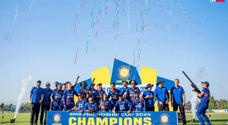 नेपालले जित्यो फ्रेन्डसिप कपको उपाधि