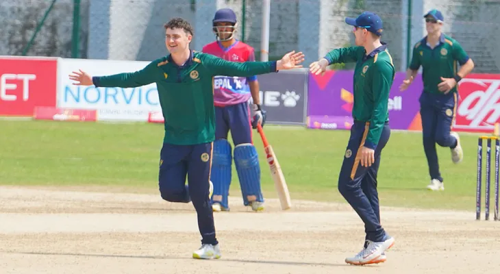 आयरल्याण्ड वोल्भ्ससँग नेपाल ए को लगातार तेस्रो हार