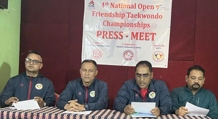 राष्ट्रिय खुल्ला फ्रेन्डसिप तेक्वान्दो प्रतियोगिता वैशाखमा