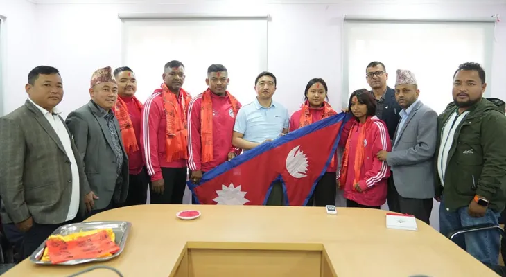 प्रथम दक्षिण एसियाली कुराँश च्याम्पिन्सिपमा ६ खेलाडी सहभागी हुदै