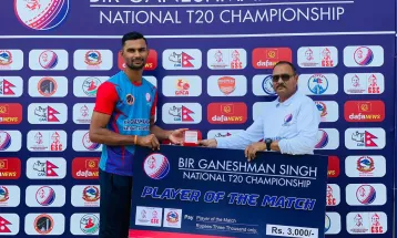गणेशमान सिंह ट्वान्टी टि २० क्रिकेट : लुम्बिनीले कर्णाली प्रदेशलाई हरायो
