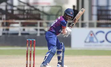 नेपालले युएईलाई दियो १२० रनको लक्ष्य