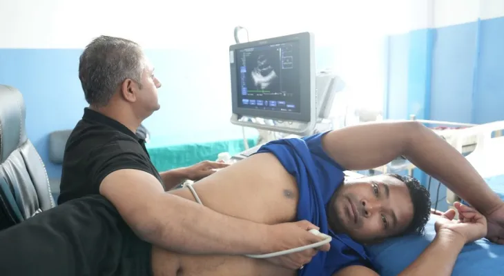 सदस्य–सचिव घिसिङद्वारा स्वास्थ्य परिक्षणको अवलोकन