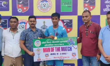 चौथो मिल्स गोल्डकप : धरानलाई हराउँदै विराटनगर सेमिफाइनलमा