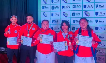 दक्षिण एसियाली कुराशमा नेपालले जित्यो २ स्वर्ण र ३ रजत