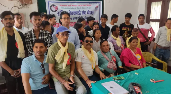 राष्ट्रिय तेक्वान्दो संघ मोरङको अध्यक्षमा तामाङ